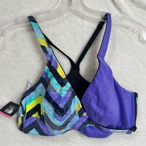 Victoria's Secret VSX NEW Sport Front Close Bra Underwire Support Bra PushUp 36B